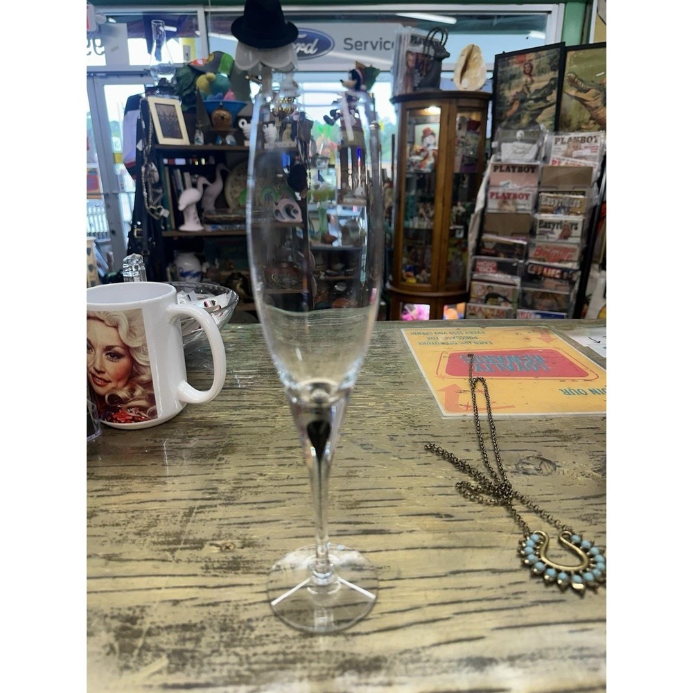 Orrefors Tear Drop Intermezzo Champagne Glass 9 7/8